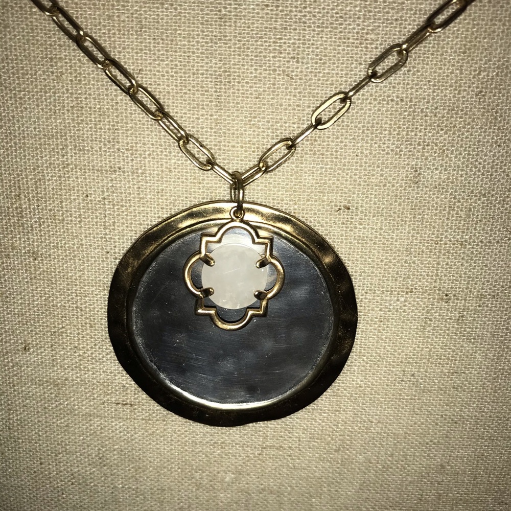 Stella & dot two toned gold necklace